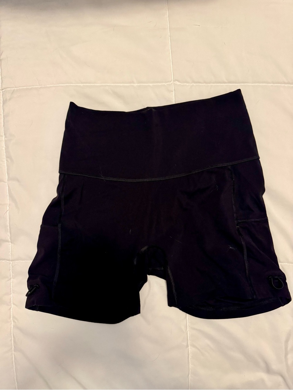 Gymshark Black High-Waist Performance Bike Shorts